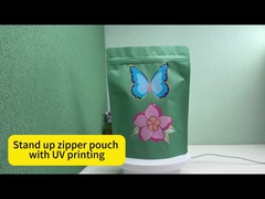 طرح لوکس پاکت های قابل باز کردن با زیپ برای بسته بندی لوازم آرایشی