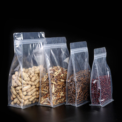 خرید کیسه های زپ مربع شفاف صنعتی برای بسته بندی مواد غذایی online manufacture