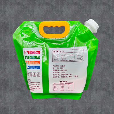 250 میلی لیتر 1L 1.5L 2.5L 5L 10L سفارشی ایستاده اسپوت کیسه بسته بندی خارج از خانه ذخیره نوشیدنی کیسه