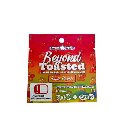 پایین نقطه باز فولیک چاپی UV درخشان پوشش دادست 1g سفارشی Mylar با سوراخ آویزان برای علف های گیاهی کوکی های آب نبات