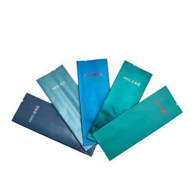 ورق فلزی لایه بندی شده مهر گرمایی جانبی کیسه های گسیت برای چای دانه قهوه رنگ آبی ضد هوا